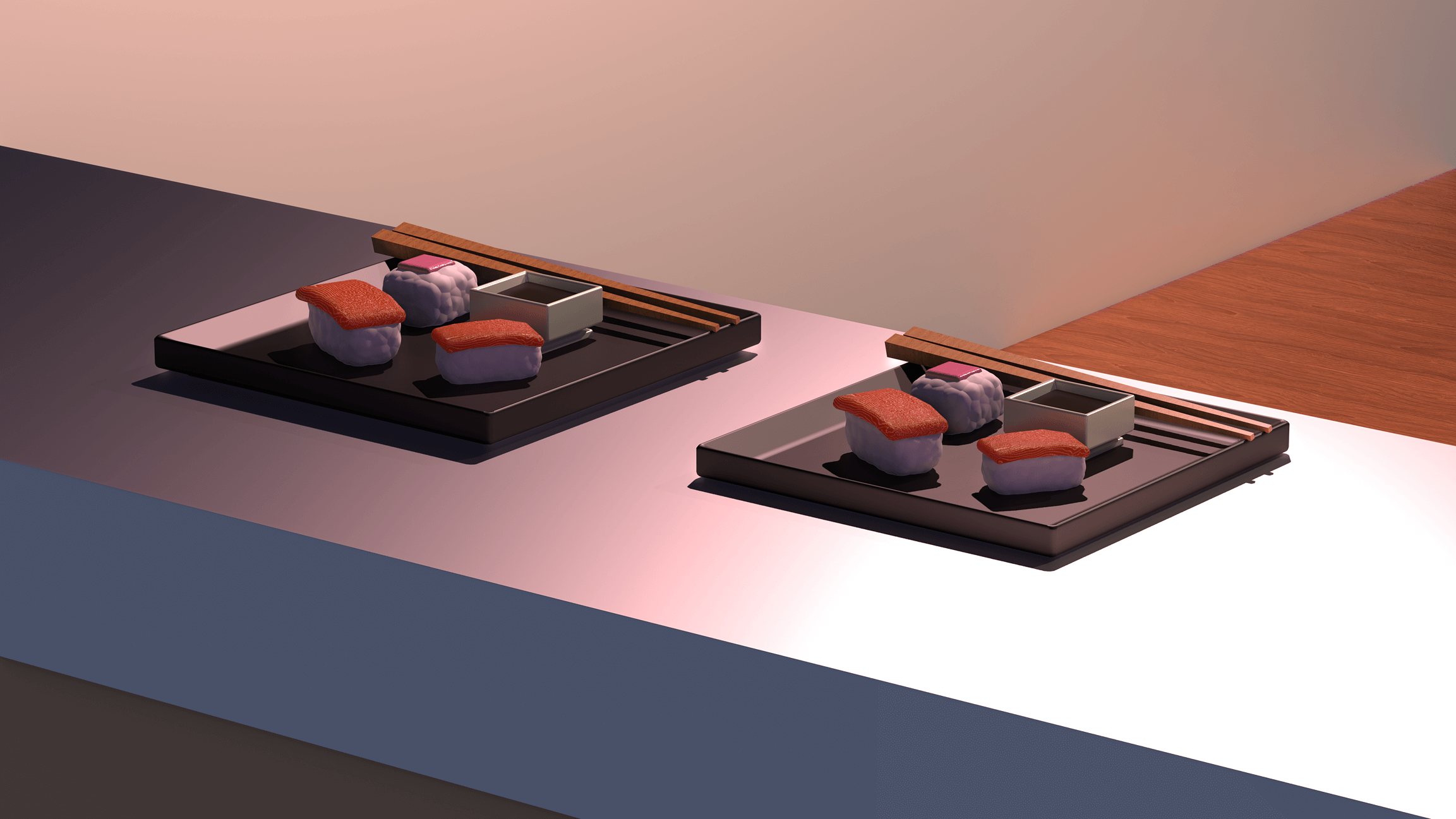 Sushi Kiosk Render 3